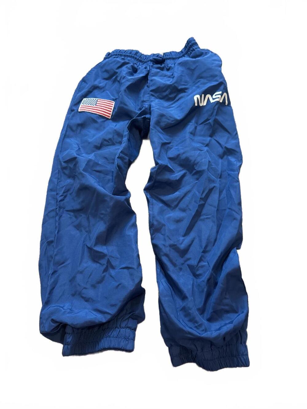 Kidpik Boys Blue NASA Jogger Pants XS 5/6 - Casual Comfortable Fit